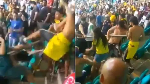 ¡La bochornosa gresca de hinchas de Colombia en el Arena Fonte Nova!