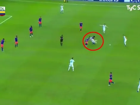 A Messi le pegaron un patadón y toda Argentina se lo quiso comer a Cuadrado