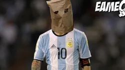 Foto de un meme de Lionel Messi.