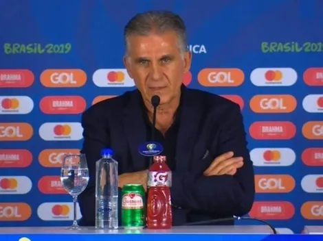 Scaloni se quejó de la cancha y Queiroz le respondió: "¿Qué vamos hacer ahora? ¿Llorar?"