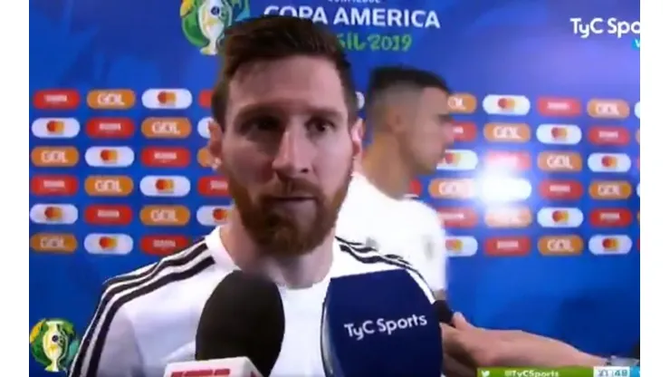 Este es el Messi que queremos: salió a dar la cara después de la derrota con Colombia