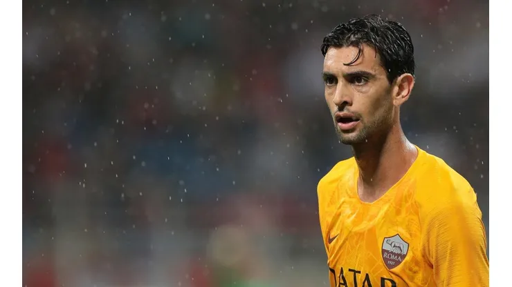 Javier Pastore con el conjunto de la capital italiana.
