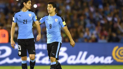 Edinson Cavani y Luis Suárez