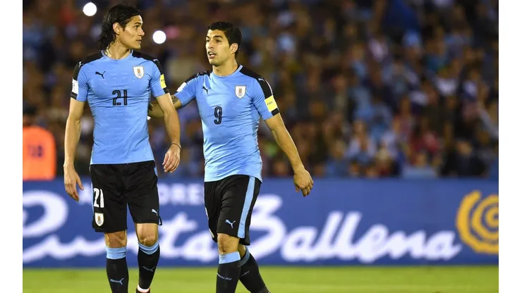 Edinson Cavani y Luis Suárez