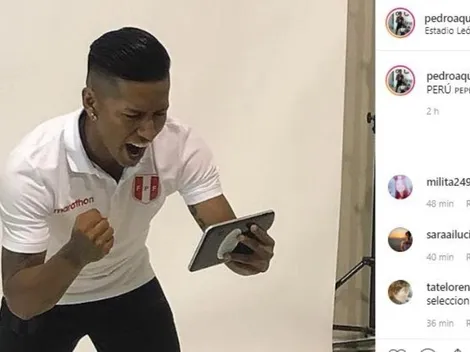 Con el pesar de no estar: Aquino publicó en Instagram su mensaje de aliento