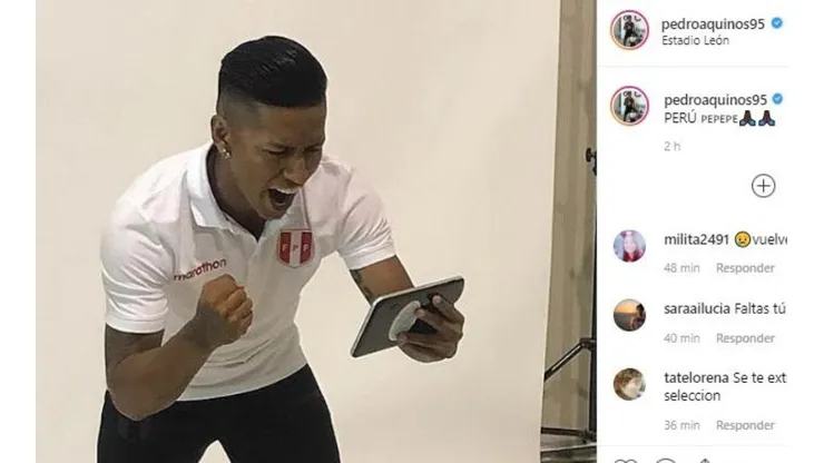 Pedro Aquino fue descartado a finales de mayo.