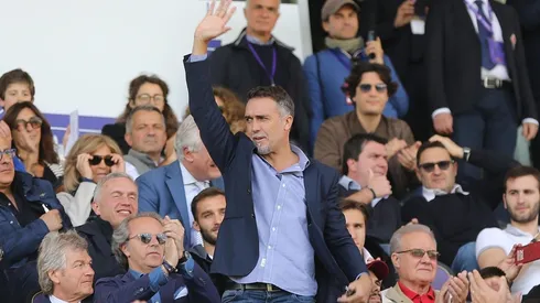 Gabriel Batistuta en Firenze.