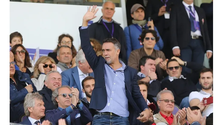 Gabriel Batistuta en Firenze.