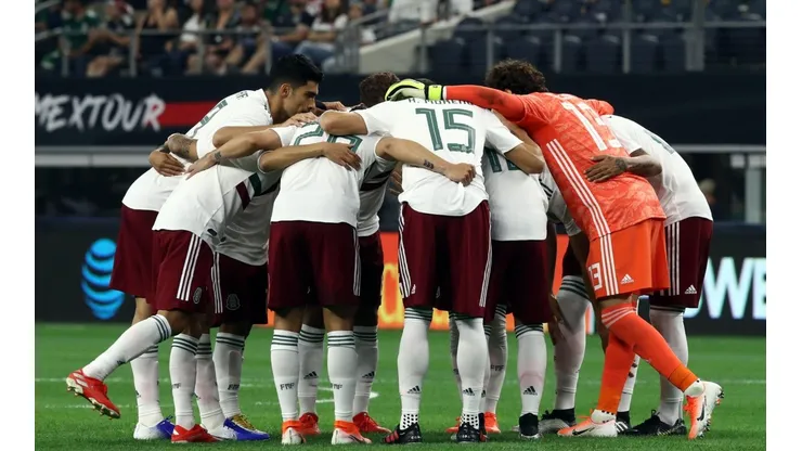 Foto de los jugadores de México.