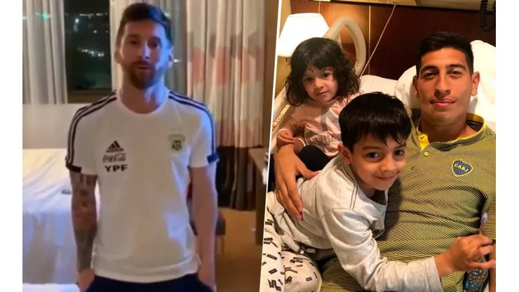 El video de Messi para Andrada.