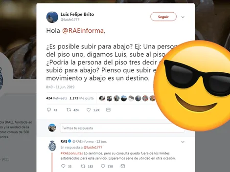 Le hizo una pregunta a la RAE en Twitter y logró vencerla en modo Dios