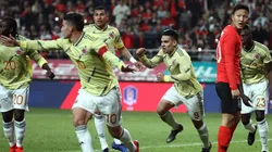 Foto de los jugadores Selección Colombia.