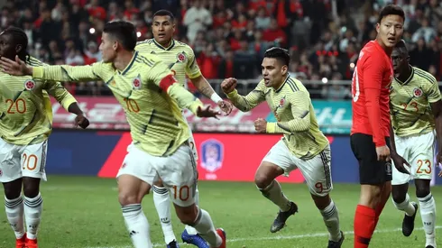 Foto de los jugadores Selección Colombia.