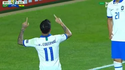 No está en modo Barcelona: Coutinho metió de cabeza su segundo gol en tres minutos