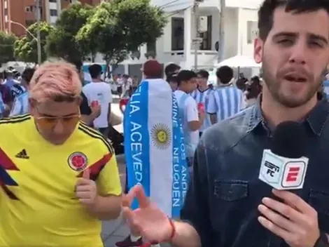 Entendió todo: Chapu Martínez reconoció que es mufa y cayó al debut de Argentina ¡con la de Colombia!