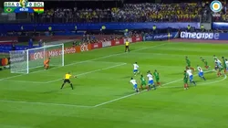 El penal marcado por Coutinho.