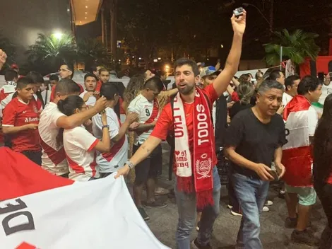 Video: los jugadores de la Bicolor se sumaron al Banderazo