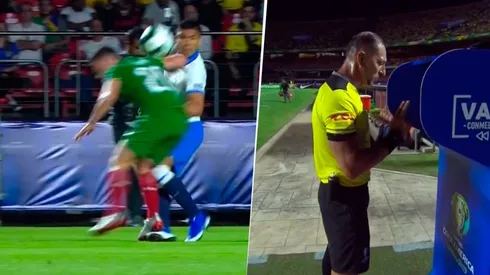 Ni un poco de miedo: le metió un codazo en la cara a Casemiro y apareció el VAR