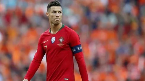 Cristiano Ronaldo con el seleccionado portugués.