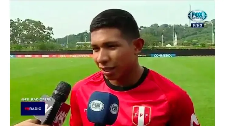 Edison Flores tuvo una molestia a principios de semana
