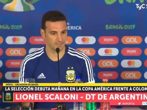 Scaloni le puso fin al misterio y confirmó los once de Argentina para enfrentar a Colombia
