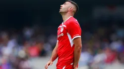 Emmanuel Gigliotti con la camiseta de Toluca.