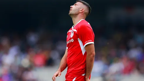 Emmanuel Gigliotti con la camiseta de Toluca.