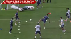 La acción que protagonizó Scaloni.