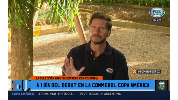 Foto de Sebastián Vignolo, periodista de Fox Sports.