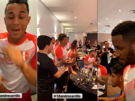 Por una historia de Instagram: Mira cómo celebró André Carrillo sus 28