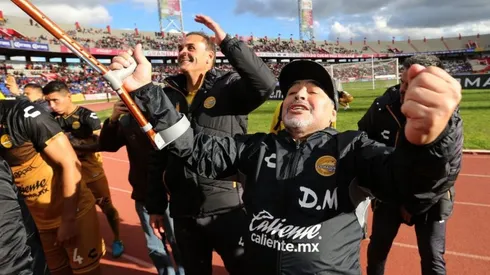 Diego, feliz en Dorados.