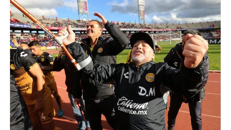 Diego, feliz en Dorados.