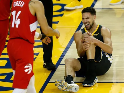 Tragedia: Klay Thompson se lesionó y los Warriors son un hospital en las Finales