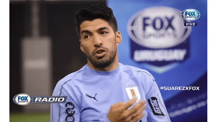 Foto de Luis Suárez, jugador de Uruguay.