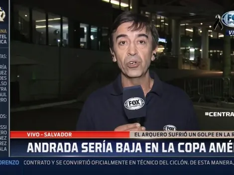 Fox Sports: Andrada podría perderse la Copa América