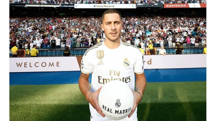 Eden Hazard ya les mostró a todos en las redes que su nueva casa es Real Madrid