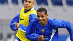 Vampeta tiene 2 copas con la selección de Brasil