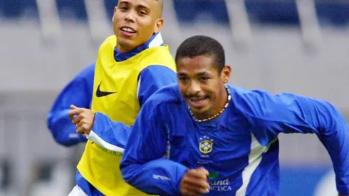 Vampeta tiene 2 copas con la selección de Brasil