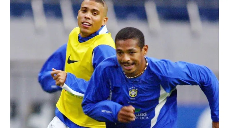 Vampeta tiene 2 copas con la selección de Brasil