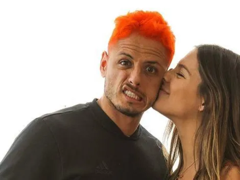 La novia de Chicharito subió foto con él y le dijo: "Vas a ser el mejor papá"