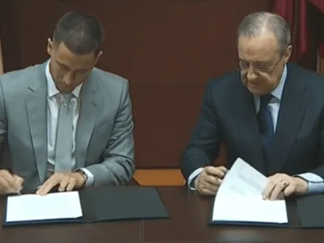 Real Madrid: ni a Cristiano le dio Florentino el abrazo que le dio a Hazard