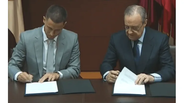 Real Madrid: ni a Cristiano le dio Florentino el abrazo que le dio a Hazard