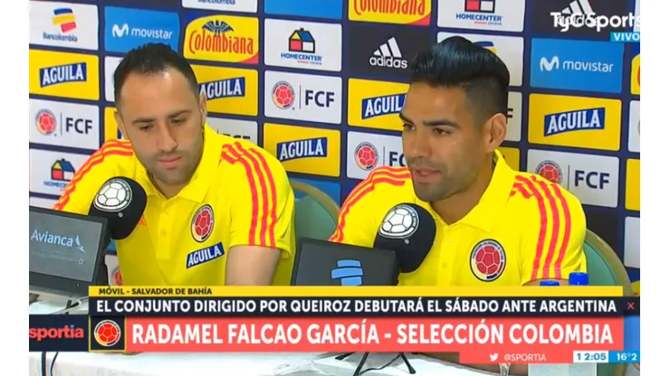 Tildaron de "viejos" a Falcao y Ospina, ¡pero el capitán de Colombia respondió con altura!
