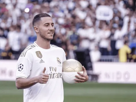 Bienvenido a la Casa Blanca: Real Madrid presentó a Eden Hazard en un Santiago Bernabéu repleto