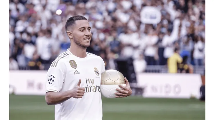 Bienvenido a la Casa Blanca: Real Madrid presentó a Eden Hazard en un Santiago Bernabéu repleto