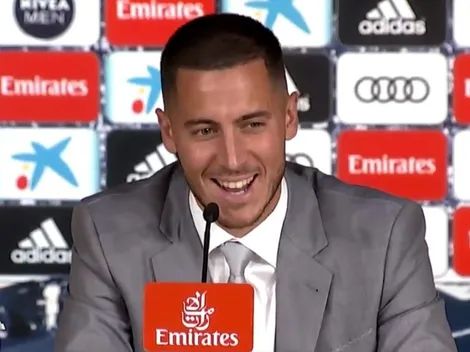 Lo acaban de presentar y con una sola frase Hazard ya trolleó al Barcelona