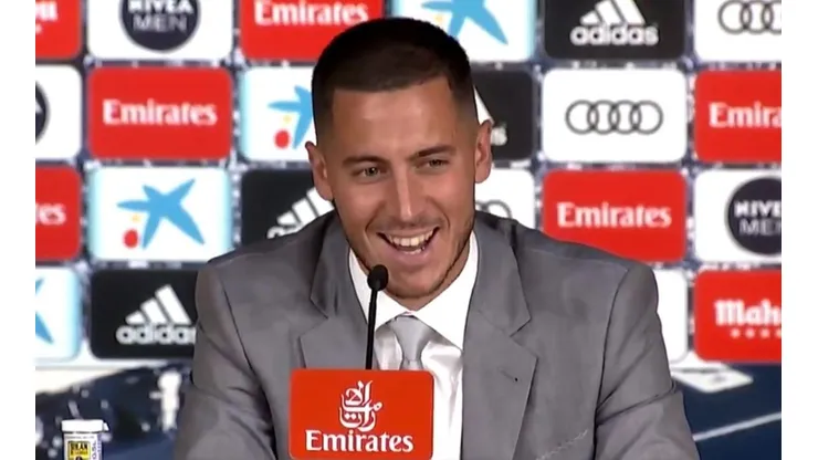 Lo acaban de presentar y con una sola frase Hazard ya trolleó al Barcelona