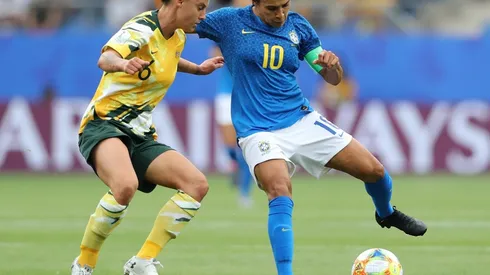 Histórica: llegó el primer gol de Marta en el Mundial de Francia