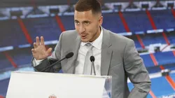 Hazard, presentado como jugador del Real Madrid