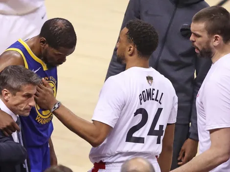 Así terminó Kevin Durant después de su cirugía en el tendón de Aquiles